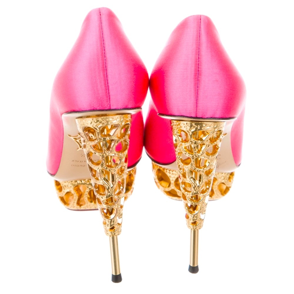 CHARLOTTE OLYMPIA Objets D'Art Gold Sculptured 37.5 - Picture 4 of 9